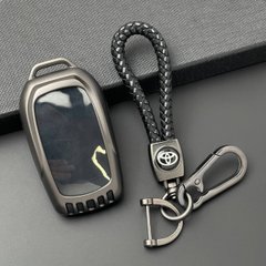 Купить Чехол для ключей Toyota С Брелоком Темный хром Оригинал (YC0038) 44729 Чехлы для Ключей (Оригинал)