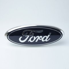 Купить Эмблема для Ford 227 x 90 мм Transit / F-150 / в сборе 3M скотч / 3 клипсы (4L3415402A16C) 21353 Эмблемы на иномарки