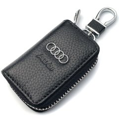 Купить Ключница автомобильная для ключей с логотипом Audi (Тисненая кожа) 31763 Чехлы для автоключей