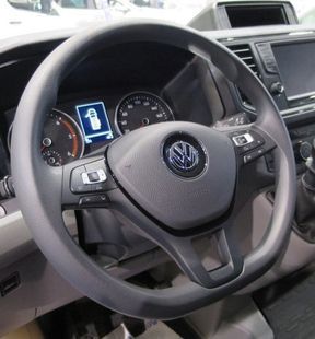 Buy Leather Steering Wheel Cover for Volkswagen Crafter 2017-2024 (Model Pattern) №79 101088 Steering Wheel Covers