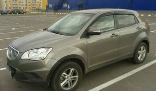 Купить Дефлекторы окон ветровики Ssang Yong Korando 2010 4351 Дефлекторы окон Ssang Yong