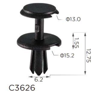 Buy Clip Fastening Push Expansion Mercedes A0009919240 C3626 73190 Push-type lock