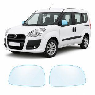 Buy Pre-cut paint protection film for Fiat Doblo II 2010-2022 - mirrors 104177 Model-specific paint protection film patterns for Fiat
