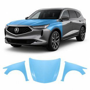 Buy Pre-cut paint protection film for Acura MDX YD4 2022 - hood + front fenders 102907 Model-specific paint protection film patterns for Acura