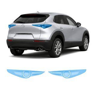 Купить Антигравийная защитная бронепленка по лекалам для Mazda CX-30 DM 2019- задние фонари стопы 106403 Модельные лекала защитных пленок для Mazda