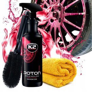 Купить Набор автомобилиста по уходу за Дисками и Колесами авто K2 Roton PRO Профессиональный 3 шт 71056 Наборы техпомощи и ухода для автомобилиста