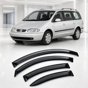 Купити Дефлектори вікон вітровики для Volkswagen Sharan 1996/Ford Galaxy 1996-2006 Скотч 3M (AMV22696) Acrylic 4 шт 110752 Дефлектори вікон Volkswagen