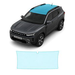 Купить Антигравийная защитная бронепленка по лекалам для Renault Duster III 2024- зона крыши 108538 Модельные лекала защитных пленок для Renault