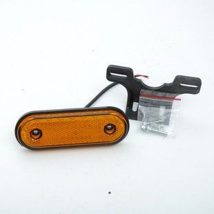 Купити Габарит LED прямокутний ISIKSAN 110х42 мм / 24V / 20 діодів / Помаранчевий 9996 Габаритні вогні