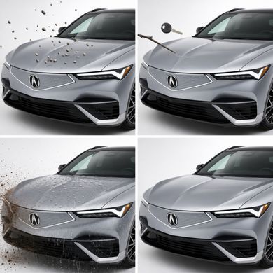 Купить Антигравийная защитная бронепленка по лекалам для Acura ZDX EV 2024 - задние фонари стопы 103019 Модельные лекала защитных пленок для Acura