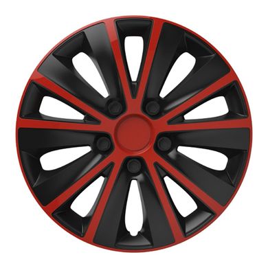 Купити Ковпаки для колес Elegant RAPID R14 Чорно- Червоні 4 шт 21689 14 (EL)