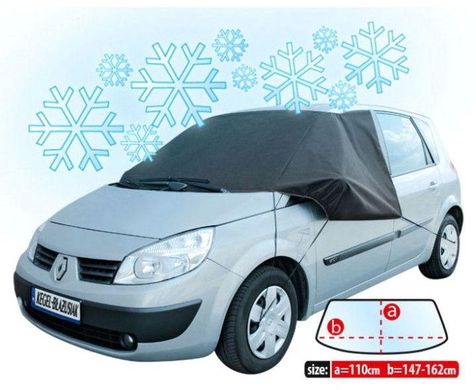 Купити Чохол на лобове скло від замерзання 110 x 147 - 162 см Winter Plus Maxi Van 38873 Шторка зимова на лобове скло
