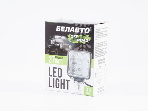 Купити Світлодіодна додаткова LED фара БЕЛАВТО EPISTAR Лінза Дальнє світло Алюмінієвий корпус (BOL0903L) 62506 Додаткові LЕD фари