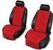 Купить Накидки для передних сидений Алькантара широкие Красные 2 шт 2482 Накидки для сидений Premium (Алькантара) - 1 фото из 2