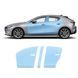 Buy Pre-cut paint protection film for Mazda Mazda3 BP 2019- doors and windows pillars 106549 Model-specific paint protection film patterns for Mazda