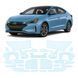 Купити Антигравійна захисна бронеплівка за лекалами для Hyundai Elantra AD facelift 2019-2020 - повний кузов 104889 Модельні лекала захисних плівок для Hyundai