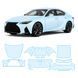 Купити Антигравійна захисна бронеплівка за лекалами для Lexus IS XE30 facelift 2 2021- повний кузов 106209 Модельні лекала захисних плівок для Lexus