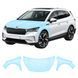 Купити Антигравійна захисна бронеплівка за лекалами для Skoda Enyaq I 2020- капот і передні крила 108811 Модельні лекала захисних плівок для Skoda