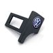 Купить Заглушка ремня безопасности с логотипом Volkswagen темный хром 1 шт 39407 Заглушки ремня безопасности - 1 фото из 7