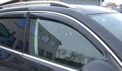 Купити Дефлектори вікон вітровики Mercedes C-klasse W-205 2014 седан С Хром Молдінгом, компл 35885 Дефлектори вікон Mercedes-Benz