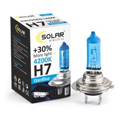 Купити Автолампа галогенна Solar StarBlue/H7/55W/12V/4200K 1 шт (1247) 38468 Галогенові лампи Китай