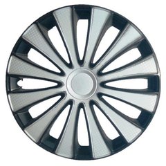 Купити Ковпаки для колес Star GMK R14 Супер Біло- Чорні Карбон 4 шт 21750 15 (Star)