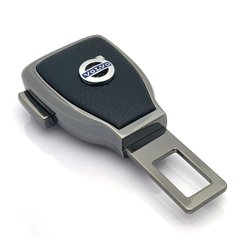Купить Заглушка переходник ремня безопасности с логотипом Volvo Темный хром 1 шт 39626 Заглушки ремня безопасности
