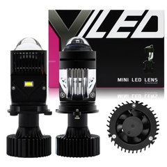 Купити LED лампи автомобільні Y3 H4 110W (Лінзовані D37 мм З Оманкою Canbus) 63254 LED Лампи PRO Лінзовані