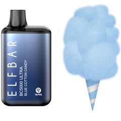 Купить Elf Bar BC5000 Ultra POD 5% Blue Cotton Candy Сахарная Вата (Подзаряжаемый) 58039 Одноразовые POD системы