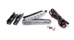 Купить Дневные ходовые огни (дхо) 190*26*35мм/4W*6SMD+Линза с поворотом ХS-006 DRL 16 Метал.корпус 8971 Дневные Ходовые Огни (ДХО)