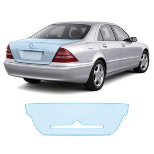 Buy Pre-cut paint protection film for Mercedes-Benz S-Class W220 1998-2002 - trunk lid area 107150 Model-specific paint protection film patterns for Mercedes-Benz