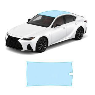 Buy Pre-cut paint protection film for Lexus IS XE30 facelift 2 2021- roof area 106210 Model-specific paint protection film patterns for Lexus