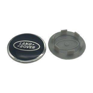 Купити Ковпак колеса Land Rover чорний+хром 63мм пластик 1шт OEM BJ32-1130-AB (ковпачок диска) 96261 Ковпачки на титани