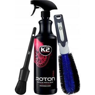 Купить Набор автомобилиста по уходу за Дисками и Колесами авто K2 Roton PRO 1000 мл Профессиональный 4 шт 71057 Наборы техпомощи и ухода для автомобилиста