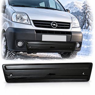 Buy Winter lower bumper cover FLY for Opel Vivaro/Renault Trafic 2001-2006, gloss, 1 pc 112195 Winter radiator grille covers