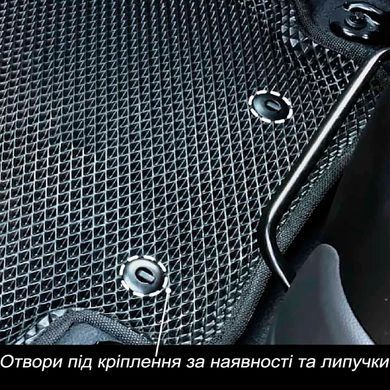 Купити 3D EVA Килимки в салон для BMW 5 (E39) 1995-2003 З підп'ятником Коричневі 5 шт 80252 Килимки для Bmw