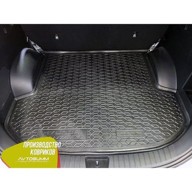 Купити Автомобільний килимок в багажник Hyundai Santa Fe 2018 - 5 місць / Гумовий (Avto-Gumm) 28618 Килимки для Hyundai
