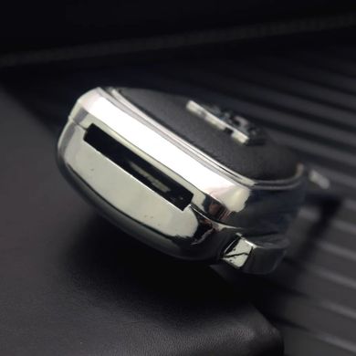 Купить Заглушка переходник ремня безопасности с логотипом Volvo Темный хром 1 шт 39626 Заглушки ремня безопасности
