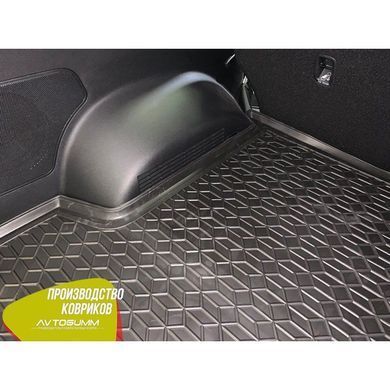 Купить Автомобильный коврик в багажник Hyundai Santa Fe 2019,5- 5 мест / Резиновый (Avto-Gumm) 28618 Коврики для Hyundai