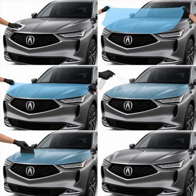Buy Pre-cut paint protection film for Acura MDX YD4 2022 - front end 102908 Model-specific paint protection film patterns for Acura