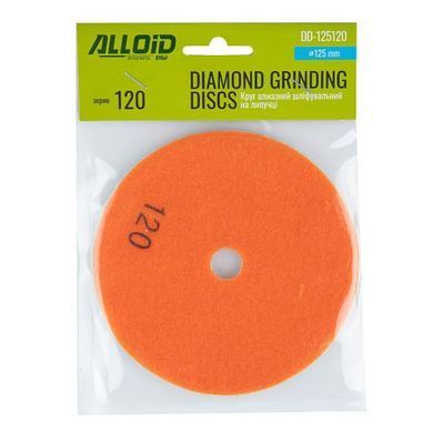 Buy Diamond grinding wheel Alloid on velcro 125 mm grain 120 (DD-125120) 85736 Cutting wheels Cleaning - Grinding elements
