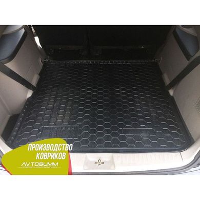Купить Автомобильный коврик в багажник Mitsubishi Grandis 2003- удлиненный / Резино - пластик 42219 Коврики для Mitsubishi