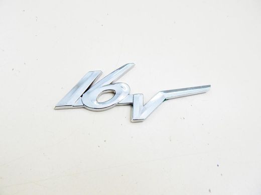 Купити Емблема напис 16V для Citroen (Хром) 114х51 мм (на скотчі) 90041 Емблема напис на іномарки