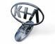Buy Kia hood sight emblem Chrome (on tape) 90091 Emblems Sights