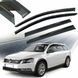 Купити Дефлектори вікон вітровики Benke для Volkswagen Passat B6 / B7 Variant 2005- Антихром (Тенмниый Молдинг Нержавіюча сталь 3D) 66252 Дефлектори вікон Volkswagen - 1 фото из 7