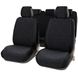 Купить Накидки для сидений Алькантара Palermo Premium 3D комплект Черные 44634 Накидки для сидений Premium (Алькантара) - 1 фото из 6