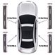 Купить Защитная пленка накладка на пороги для Lexus Черный Карбон 4 шт 42642 Защитная пленка для порогов и ручек - 4 фото из 8