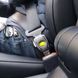 Купить Заглушка переходник ремня безопасности с логотипом Volvo Темный хром 1 шт 39626 Заглушки ремня безопасности - 3 фото из 5