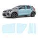 Купити Антигравійна захисна бронеплівка за лекалами для Kia Rio YB facelift 2020-2023 - зони дверей і стійки вікон 105673 Модельні лекала захисних плівок для Kia