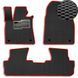 Buy EVA floor mats for Lexus RX 350 2015-2022 with heel pad Black-Red edging 5 pcs 74861 Floor mats for Lexus
